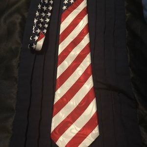 Patriotic US Theme Flag Tie